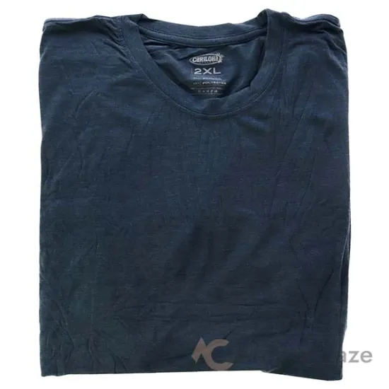 Picture of Bamboo Comfort Crew Tee - Bermuda Blue by Cariloha for Men - 1 Pc T-Shirt (2XL)