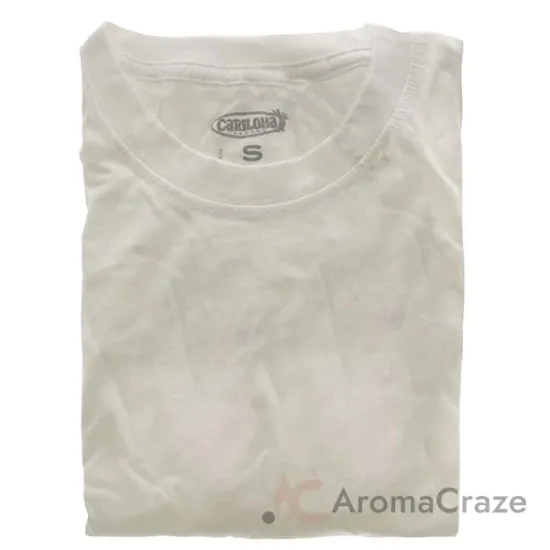 Picture of Bamboo Crew Tee - White by Cariloha for Men - 1 Pc T-Shirt (S)