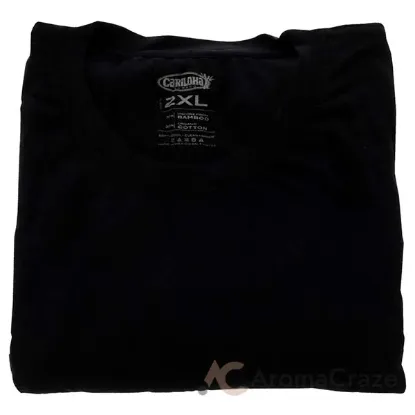 Picture of Bamboo Crew Tee - Black by Cariloha for Men - 1 Pc T-Shirt (2XL)