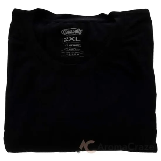 Picture of Bamboo Crew Tee - Black by Cariloha for Men - 1 Pc T-Shirt (2XL)