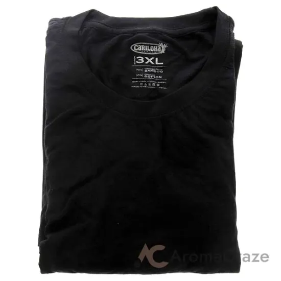 Picture of Bamboo Crew Tee - Black by Cariloha for Men - 1 Pc T-Shirt (3XL)
