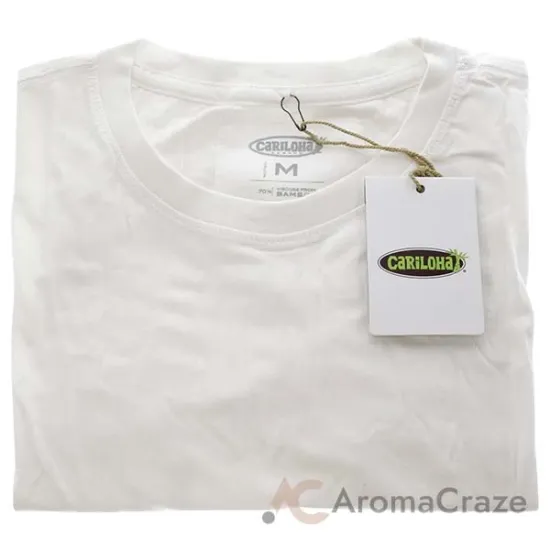 Picture of Bamboo Crew Tee - White by Cariloha for Women - 1 Pc T-Shirt (M)
