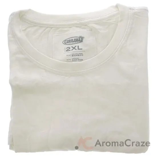 Picture of Bamboo Crew Tee - White by Cariloha for Women - 1 Pc T-Shirt (2XL)