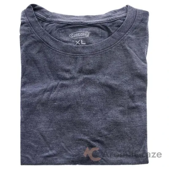 Picture of Bamboo Crew Tee - Navy Heather by Cariloha for Women - 1 Pc T-Shirt (XL)