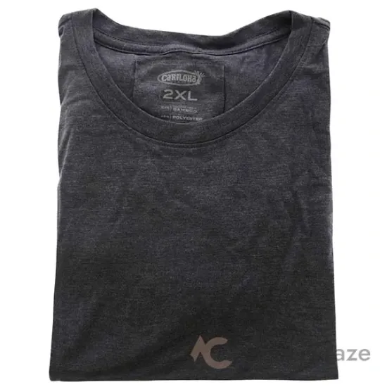 Picture of Bamboo Crew Tee - Navy Heather by Cariloha for Women - 1 Pc T-Shirt (2XL)