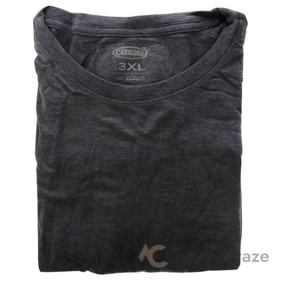 Picture of Bamboo Crew Tee - Navy Heather by Cariloha for Women - 1 Pc T-Shirt (3XL)