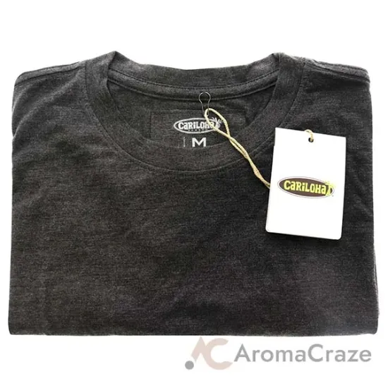 Picture of Bamboo Crew Tee - Charcoal Heather by Cariloha for Women - 1 Pc T-Shirt (M)