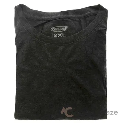 Picture of Bamboo Crew Tee - Charcoal Heather by Cariloha for Women - 1 Pc T-Shirt (2XL)