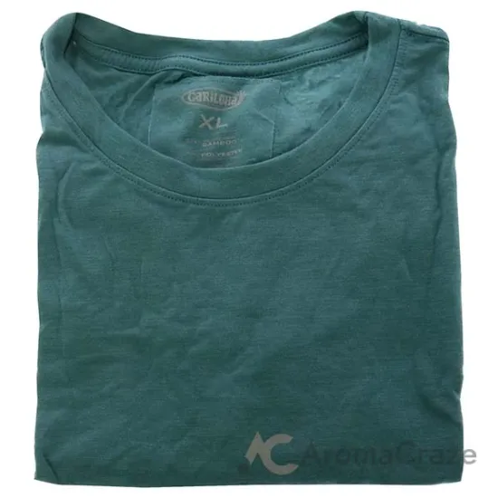 Picture of Bamboo Crew Tee - Tropical Teal Heather by Cariloha for Women - 1 Pc T-Shirt (XL)
