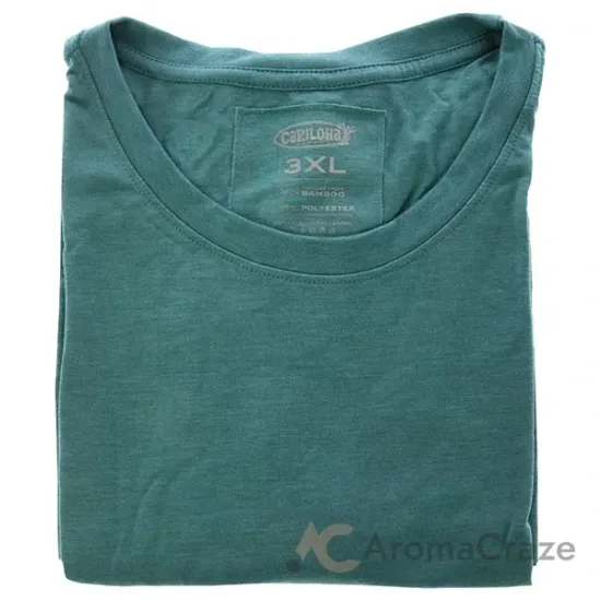 Picture of Bamboo Crew Tee - Tropical Teal Heather by Cariloha for Women - 1 Pc T-Shirt (3XL)