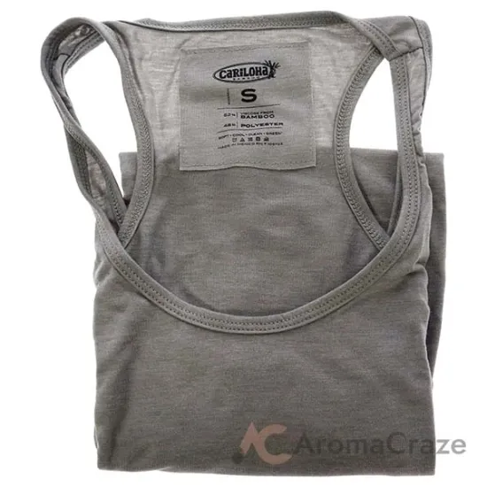 Picture of Bamboo Racer Tank - Heather Gray by Cariloha for Women - 1 Pc Tank Top (S)