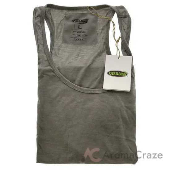 Picture of Bamboo Racer Tank - Heather Gray by Cariloha for Women - 1 Pc Tank Top (L)