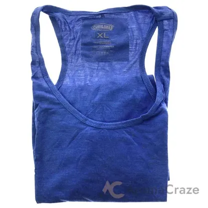 Picture of Bamboo Racer Tank - Reef Blue Heather by Cariloha for Women - 1 Pc Tank Top (XL)
