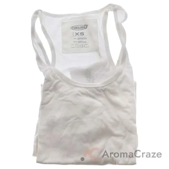 Picture of Bamboo Racer Tank - White by Cariloha for Women - 1 Pc Tank Top (XS)
