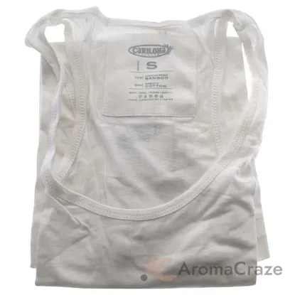 Picture of Bamboo Racer Tank - White by Cariloha for Women - 1 Pc Tank Top (S)