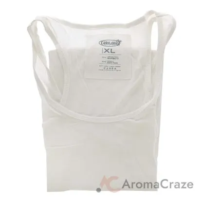 Picture of Bamboo Racer Tank - White by Cariloha for Women - 1 Pc Tank Top (XL)