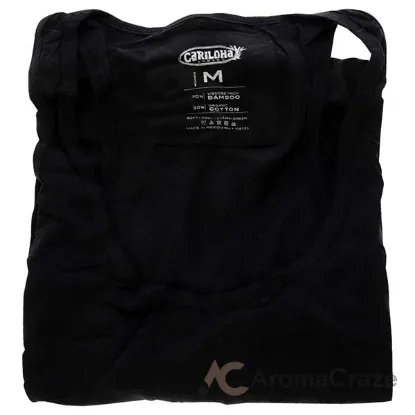 Picture of Bamboo Racer Tank - Black by Cariloha for Women - 1 Pc Tank Top (M)