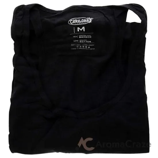 Picture of Bamboo Racer Tank - Black by Cariloha for Women - 1 Pc Tank Top (M)