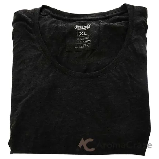 Picture of Bamboo Scoop Tee - Charcoal by Cariloha for Women - 1 Pc T-Shirt (XL)