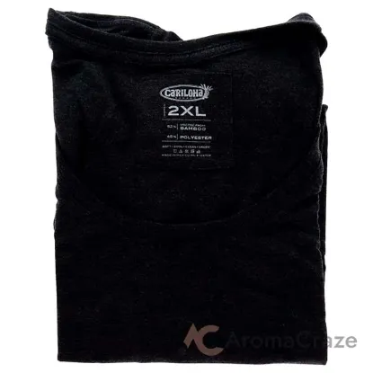 Picture of Bamboo Scoop Tee - Charcoal by Cariloha for Women - 1 Pc T-Shirt (2XL)