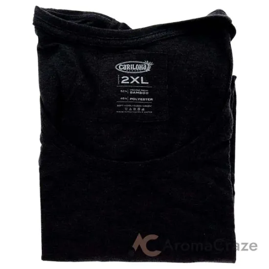 Picture of Bamboo Scoop Tee - Charcoal by Cariloha for Women - 1 Pc T-Shirt (2XL)