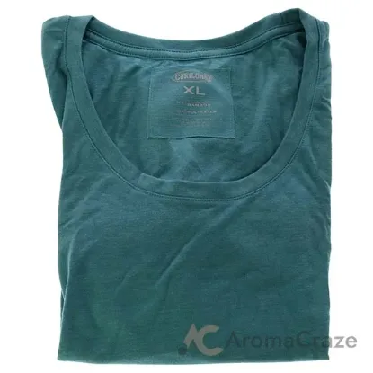Picture of Bamboo Scoop Tee - Tropical Teal Heather by Cariloha for Women - 1 Pc T-Shirt (XL)