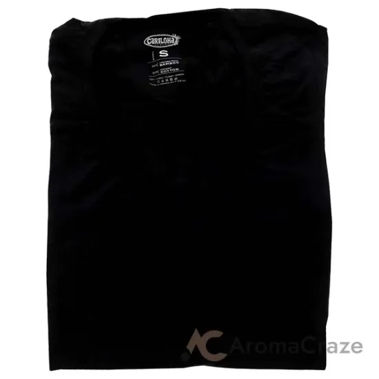 Picture of Bamboo V-Neck Tee - Black by Cariloha for Women - 1 Pc T-Shirt (S)