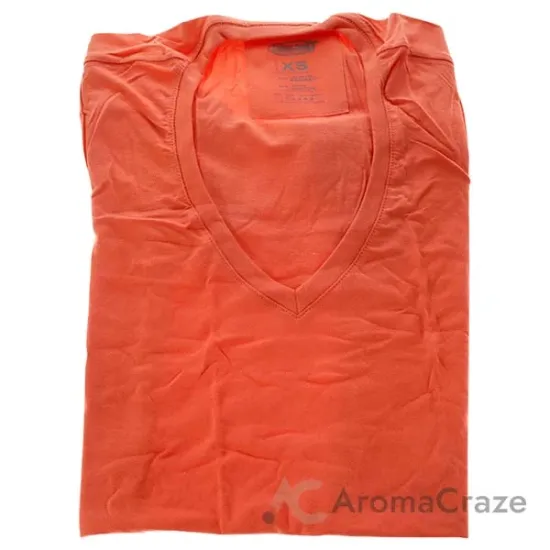 Picture of Bamboo V-Neck Tee - Sunkissed Coral by Cariloha for Women - 1 Pc T-Shirt (XS)