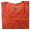 Picture of Bamboo V-Neck Tee - Sunkissed Coral by Cariloha for Women - 1 Pc T-Shirt (2XL)