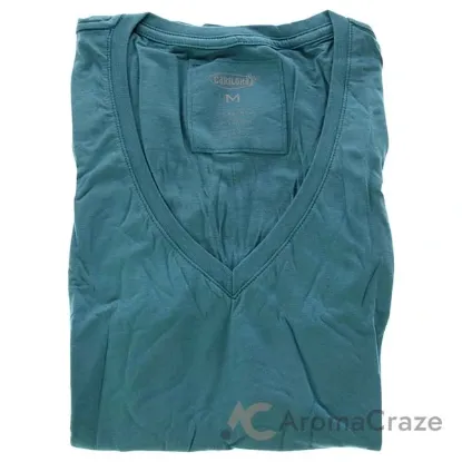 Picture of Bamboo V-Neck Tee - Tropical Teal by Cariloha for Women - 1 Pc T-Shirt (M)