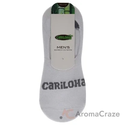 Picture of Bamboo No-Show Socks - White by Cariloha for Men - 1 Pair Socks (S/M)