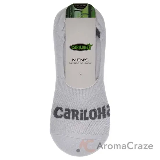 Picture of Bamboo No-Show Socks - White by Cariloha for Men - 1 Pair Socks (L/XL)