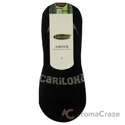 Picture of Bamboo No-Show Socks - Black by Cariloha for Men - 1 Pair Socks (S/M)