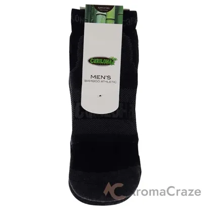 Picture of Bamboo Athletic Sock - Carbon Heather by Cariloha for Men - 1 Pair Socks (S/M)