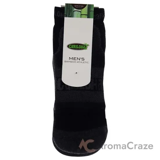 Picture of Bamboo Athletic Sock - Carbon Heather by Cariloha for Men - 1 Pair Socks (S/M)