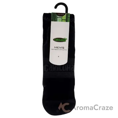 Picture of Bamboo Athletic Sock - Carbon Heather by Cariloha for Men - 1 Pair Socks (L/XL)