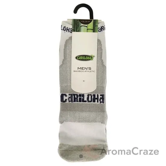 Picture of Bamboo Athletic Socks - Heather Gray by Cariloha for Men - 1 Pair Socks (L/XL)