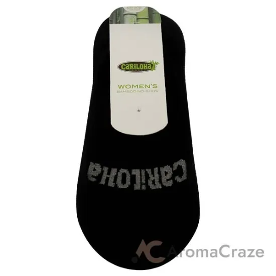 Picture of Bamboo No-Show Socks - Black by Cariloha for Women - 1 Pair Socks (S/M)