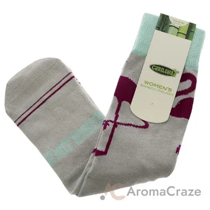 Picture of Bamboo Trouser Socks - Flamingo Gray by Cariloha for Women - 1 Pair Socks (S/M)