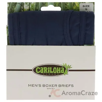 Picture of Bamboo Boxer Briefs - Steel Blue by Cariloha for Men - 1 Pc Boxer (S)