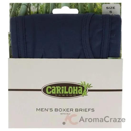 Picture of Bamboo Boxer Briefs - Steel Blue by Cariloha for Men - 1 Pc Boxer (S)