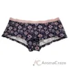 Picture of Bamboo Boyshort Briefs - Navy Floral by Cariloha for Women - 1 Pc Underwear (L)