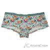 Picture of Bamboo Boyshort Briefs - Aqua Floral by Cariloha for Women - 1 Pc Underwear (L)