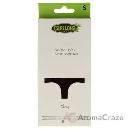 Picture of Bamboo Lace Thong - Merlot by Cariloha for Women - 1 Pc Underwear (S)