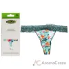 Picture of Bamboo Lace Thong - Aqua Floral by Cariloha for Women - 1 Pc Underwear (XL)
