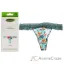 Picture of Bamboo Lace Thong - Aqua Floral by Cariloha for Women - 1 Pc Underwear (XL)
