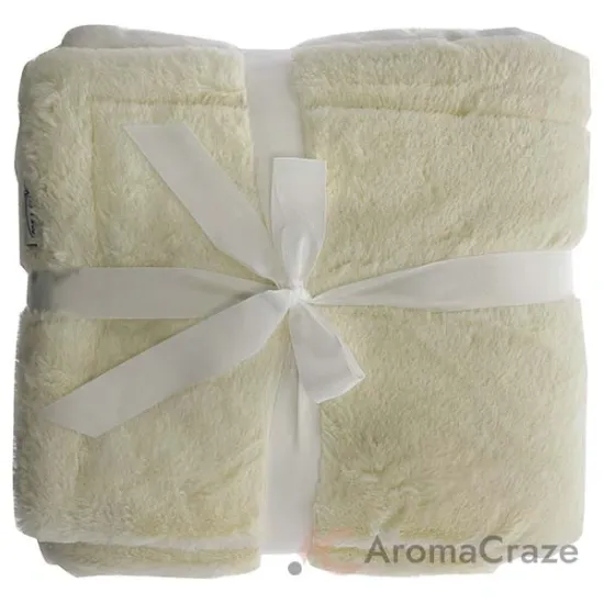 Picture of Plush Bamboo Throw Blanket - Coconut Milk by Cariloha for Unisex - 1 Pc Blanket