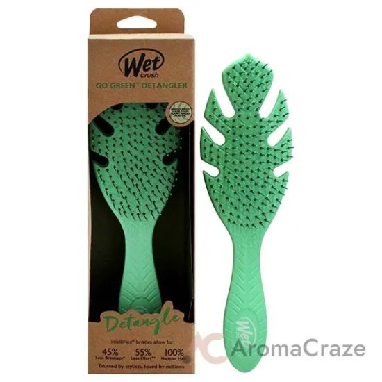Picture of Go Green Detangler Brush - Green by Wet Brush for Unisex - 1 Pc Hair Brush