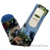 Picture of Bamboo Printed Crew Socks - Ocean Scene Blue by Cariloha for Men - 1 Pair Socks (S/M)
