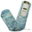 Picture of Bamboo Printed Crew Socks - Pool Reflection Blue by Cariloha for Men - 1 Pair Socks (S/M)